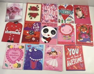 Lot of 14 NEW Assorted Hallmark Valentine’s Day Card Generic With Envelopes - Picture 1 of 7