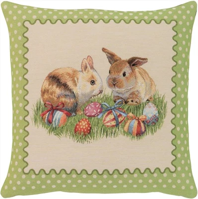 Kissenbezug Ostern 45x45 Gobelin Kissenhülle Dekokissen Kissen Made in Germany - Bild 1 von 4
