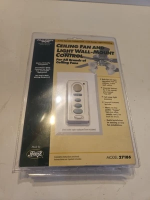 Hunter 27186 Ceiling Fan & Light Wall-Mount Control Dimmer For All Fans Open Box - Image 1 of 3