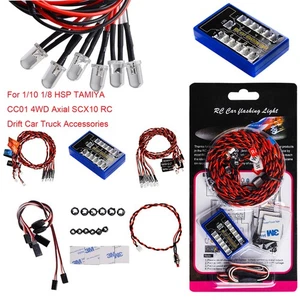 Para 1/10 1/8 HSP CC01 4WD Axial SCX10 Luces intermitentes Lámparas estroboscópicas brillantes - Imagen 1 de 12