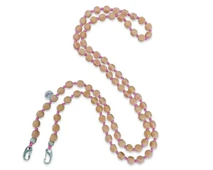 Handykette Lang-Crossbody Holz round pink I 12 mm I Länge ca.138cm I H0058 - Picture 1 of 5