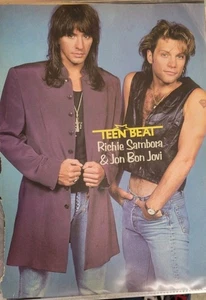 Young Richie Sambora And Jon Bon Jovi Teen Beat Pinup Rare - Bild 1 von 1