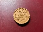 Höhr bei Koblenz Kannenbäckerland 25 Pfennig Notgeld 1921 aus braunem Majolika