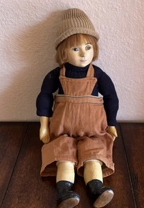 Bambola vintage ragazzo RAD 1979 17” corpo morbido, dura (porcellana?) Viso ecc - Foto 1 di 9