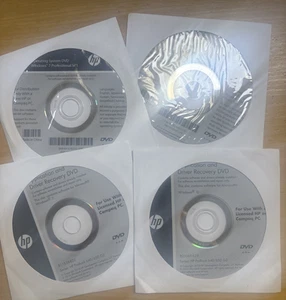 HP ProBook 640/650 G2 Software Recovery Media - Win10P and Win7P - 4 in total - Picture 1 of 5
