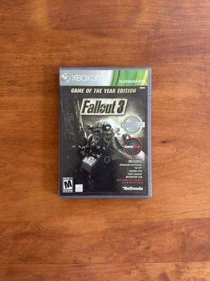 Fallout 3 GOTY (Microsoft Xbox 360 2009) Great Condition, Tested & SHIPS FAST - Image 1 of 4