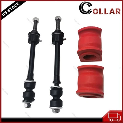 Front Sway Bar Links w/ Bushings 4PC For 2005/2006-2008 Ford F150 K80337/K200331 - Image 1 of 4