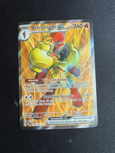 Armarouge ex 218/182 2023 Pokémon SV Paradox Rift Full Art NM Karte - Bild 1 von 2