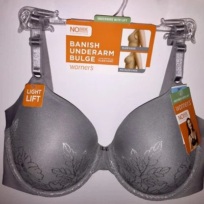 Sujetador Warner's con aros con encaje elevado contorno floral lazo sin efectos secundarios RD0561 Foto 1 de 4