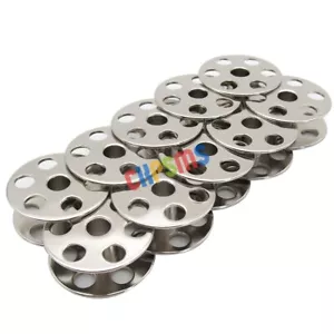 10 LARGE BOBBINS #B9117-563-000 for JUKI LU 563 1508 1510 1560 1565 SINGER 211U - Picture 1 of 3