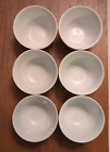 Denmark Tools For Cooks 6 Cereal Bowls 4.5" White Oven Safe Vitrified Porcelain