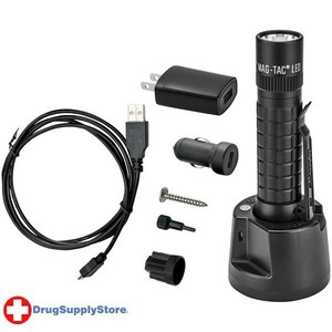 PE 671-Lumen LED MAGTAC(TM) Rechargeable Flashlight (Plain Bezel)