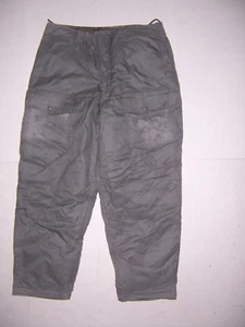 TROUSERS Genuine USAF Cold Weather PANTS  CWU-5/P MEN'S LARGE Vietnam War 1974 - Picture 1 of 5