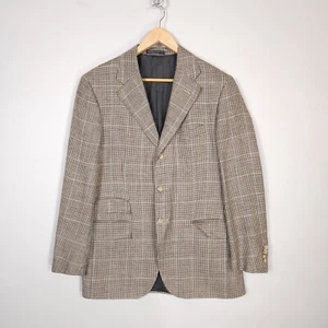 Vintage Polo Ralph Lauren Blazer Three Buttons Wool Linen Silk Mens size 50 - Picture 1 of 10