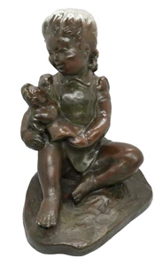 J. TERKEN 78 © ALVA SC. Two tone Patinated Plaster (29G) - Picture 1 of 14
