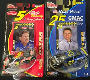 2x 2004 Racing Champions ULTRA 1/64 Diecast #5 Terry Labonte, #25 Brian Vickers - Picture 1 of 7