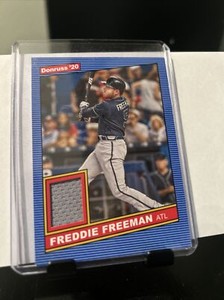 2020 Donruss Retro Materials Freddie Freeman Card