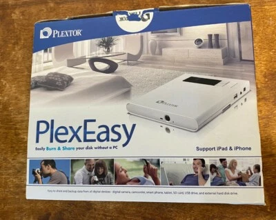 PLEXTOR PX-650US CD DVD EXTERNAL DRIVER STANDALONE DATA SHARING HARD DRIVE NEW  - Image 1 of 4