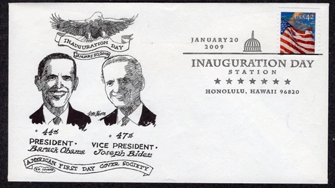 2009 1st Obama-Biden Inauguration - EM Covers Honolulu Inaugural Cover MU311 Cover