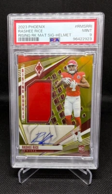 2023 Panini Phoenix Rashee Rice #RMS-RRI Rising Rookie Material Signature Helmet - Image 1 of 2