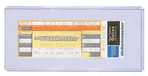 WWF The Rock v Triple H v Kane v Big Show wrestling ticket stub Mar 2000 *READ Cover