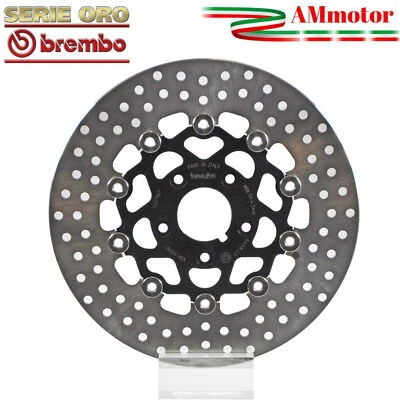 Disco Freno Brembo Harley Davidson 883 XLH Sportster 1993 Oro Anteriore Moto Foto 1 de 2
