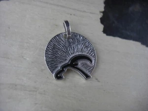 Anhänger Kette Sternzeichen Emaille Steinbock 925er Sterling Silber - Bild 1 von 2