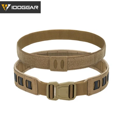 IDOGEAR 2 inch Tactical Belt Quick Release Buckle MOLLE Waistband Duty Belt Camo - Image 1 of 4