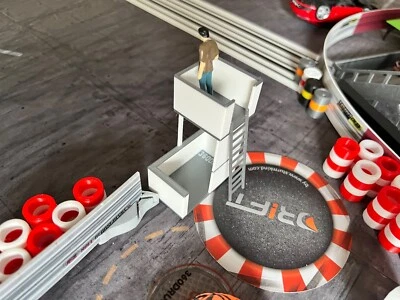 360DRUCK Zubehör Streckenposten Modellbau 1:43 kompatibel mit Drift Sturmkind Carrera