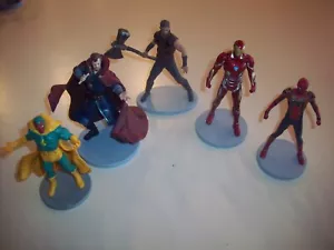 Disney Marvel PVC Figur Set Vision/Dr. Strange / Ironman / Spider-Man / Thor - Bild 1 von 2