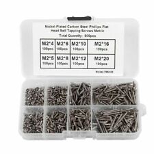 SODIAL Stainless Steel Self Tapping Screw Assortment Kit 800 Pieces
