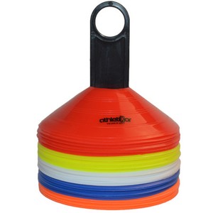 Markierungshütchen Markierungsteller Trainingshütchen Fußballtraining 50 er SET