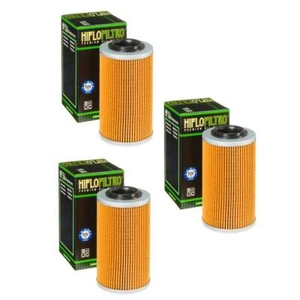 Hiflofiltro HF556 Oil Filter 3 Pack John Deere Trail Buck 650 Auto 2005 - Picture 1 of 2