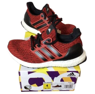 Adidas Niños Jóvenes Niños Talla 4 Ultraboost 4.0 Zapatos para Correr Rojo Potencia/Núcleo Negro Foto 1 de 4