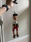 Vintage ~ Hand Carved Wood ~ Pinocchio Marionette / Puppet ~ 13? Tall