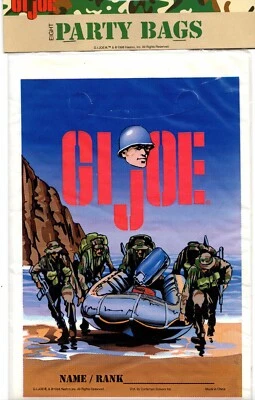 G.I. Bolsas de regalos para fiesta de cumpleaños Joe, 8 quilates, camuflaje guardabosques del ejército, regalo de botín, Hasbro Foto 1 de 2
