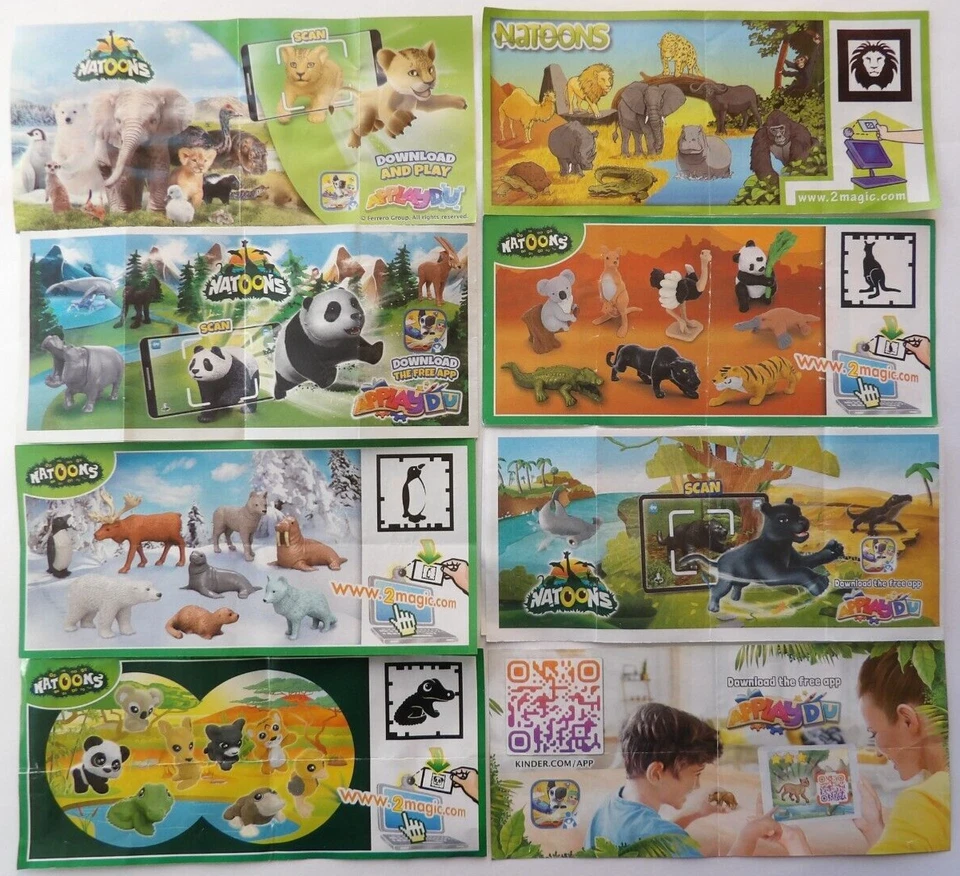 Ü-Eier Natoons - Tiere verschiedene Jahre - Auswahl " Figur  " mit BPZ ab 2011 - Bild 1 von 1