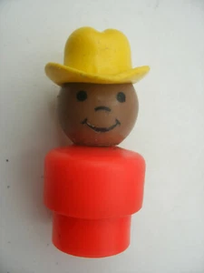 Vintage Fischerpreis Little People Play Family Figur Figur Kunststoff - Bild 1 von 2