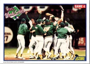 1990 Score - Oakland Athletics #703 - Picture 1 of 2