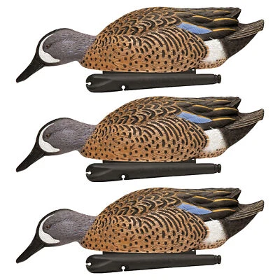Avian X Topflight Blue-Winged Teal Duck, Realistic Floating Duck Decoy, Set of 3 - Image 1 of 4