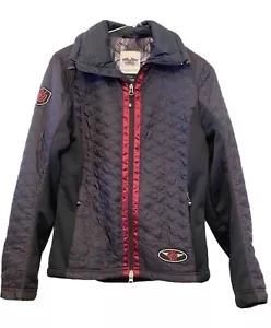 Harley Davidson Womans Casual Jacket Serenity Soft Shell XS Black Full Zip Nylon - Picture 1 of 8