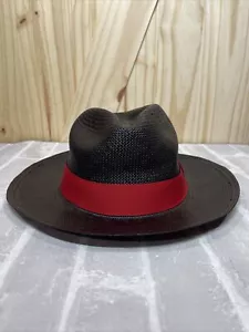 GAMBOA Genuine Panama Hat Size 58. Handmade in Ecuador grade 2-3 naturalbrim 2.5 - Picture 1 of 9