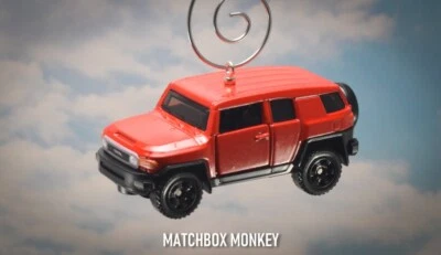 Rojo Toyota FJ Cruiser Personalizado Adorno de Navidad SUV Land Jeep Range Rover Adorno Foto 1 de 4