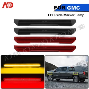 LED Side Marker Lights Front & Rear Lamp for 2020-2023 GMC Sierra 2500HD 3500HDI - Bild 1 von 8
