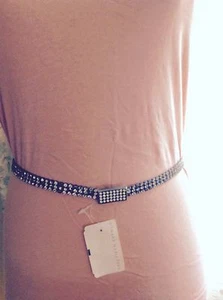 Saks  Fifth Avenue Vintage Rhinestone Belt - Picture 1 of 1