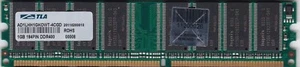 1GB 1x1GB PC-3200 ATLA AD1LHH1GKOWT-4CGD DDR-400 HYNIX DDR1 Memory Stick PC3200 - Picture 1 of 4