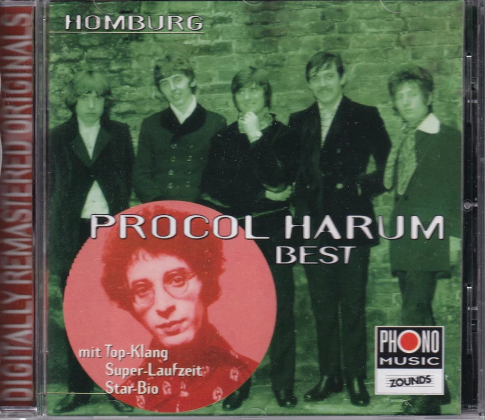 ZOUNDS - PROCOL HARUM - Homburg - Best - rare audiophile CD 1998 - Bild 1 von 2