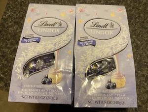 2 Bags Of Lindt White Chocolate Blueberries and Cream ~Limited Edition~ 8.5 Oz - Picture 1 of 1