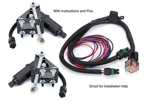 C3 Corvette 1970 Electric Headlight Motor Conversion Kit WITH INSTRUCTIONS - Bild 1 von 5