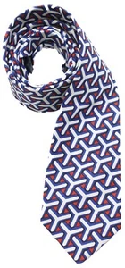 SUITSUPPLY  Tie Men's 148 X 8 CM Linen Blend Pointed Tied Patterned - Picture 1 of 6